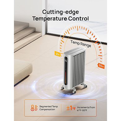 DREO 26.6-Inch Oil Filled Radiator Heater