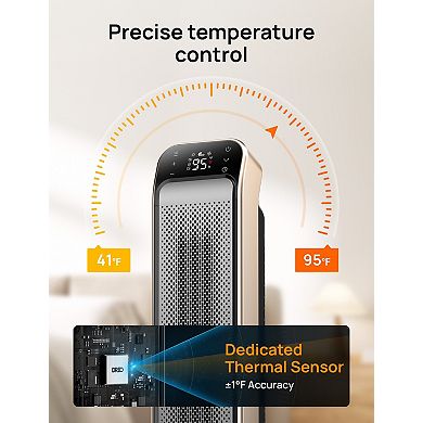 DREO 25-Inch Portable Ceramic Convection Space Heater