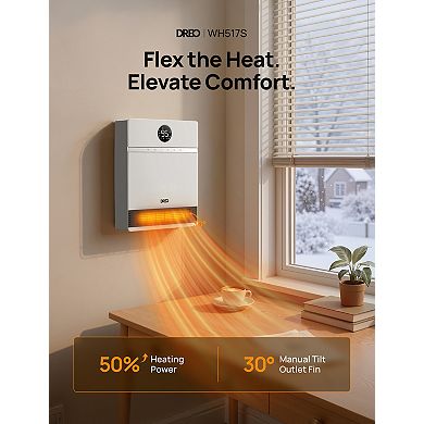 DREO Smart Wall Mount Ceramic Heater