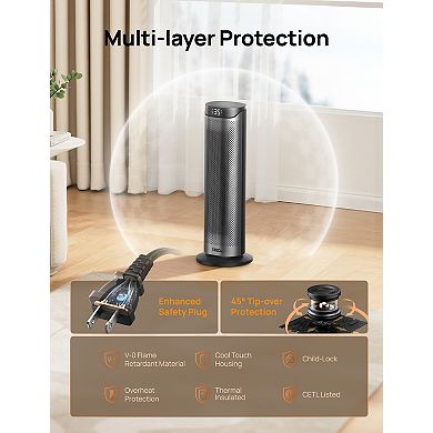 DREO 23-inch Portable Ceramic Space Heater