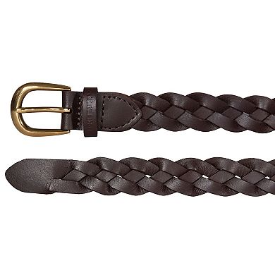 Women's Eddie Bauer Thin Braided Leather Belt