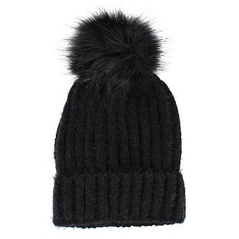 Grand Sierra Women's Ribbed Knit Winter Beanie Hat