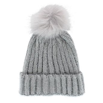 Grand Sierra Women's Ribbed Knit Winter Beanie Hat
