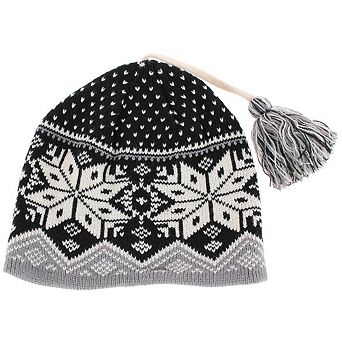 ClimaZer0 Women's Heavyweight Snowflake Winter Beanie Hat
