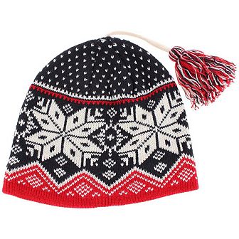 ClimaZer0 Women's Heavyweight Snowflake Winter Beanie Hat