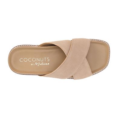 Coconuts by Matisse Hannah Women's Slip-On Leather Sandals