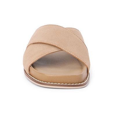 Coconuts by Matisse Hannah Women's Slip-On Leather Sandals
