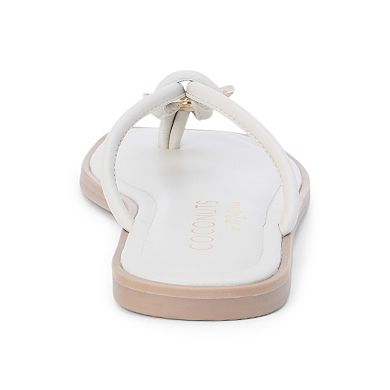 Coconuts by Matisse Mission Women's Leather Casual Slip-On Sandals