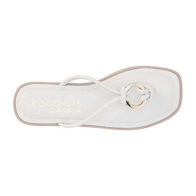 Coconuts by Matisse Mission Women's Leather Casual Slip-On Sandals