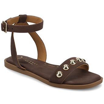 Journee Women's Primrose Ankle Strap Flat Sandals