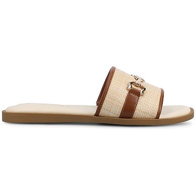 Journee Women's Priya Slip-On Heels With Block Heel