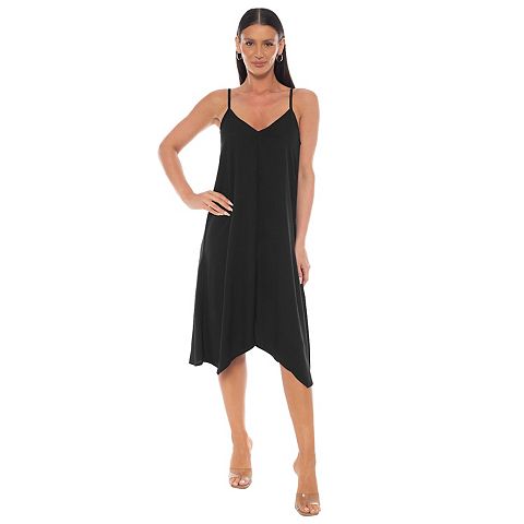Женские платья bebe Juniors' bebe V-Neck A-Line Hanky Dress