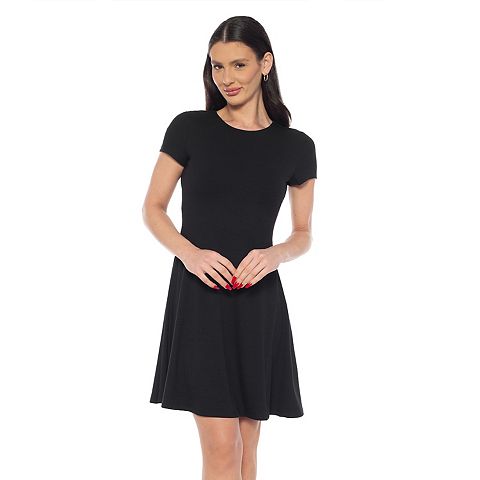 Женские платья bebe Juniors' bebe Rib T-Shirt Godet Dress