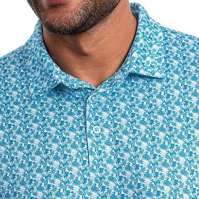 Men's Antigua Collage Short Sleeve Polo Shirt