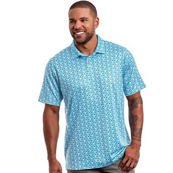 Men's Antigua Collage Short Sleeve Polo Shirt