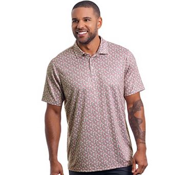Men's Antigua Collage Short Sleeve Polo Shirt