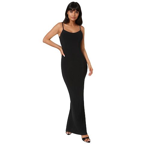 Женские платья bebe Women's bebe Backless Lace Inset Maxi Dress