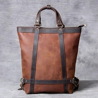 The Icarus Handmade Leather Backpack