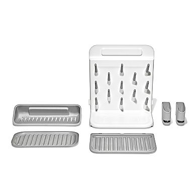 OXO Tot Expandable Space-Saving Bottle Drying Rack