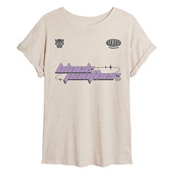 Juniors' Marvel Black Panther Oversized Tee