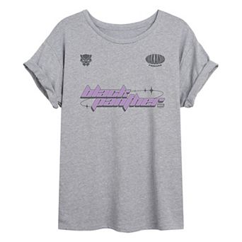 Juniors' Marvel Black Panther Oversized Tee