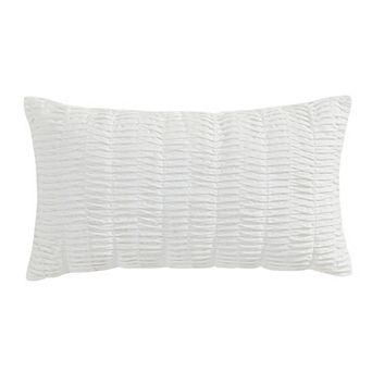 Levtex Home Windowpane Pleated Decorative Pillow