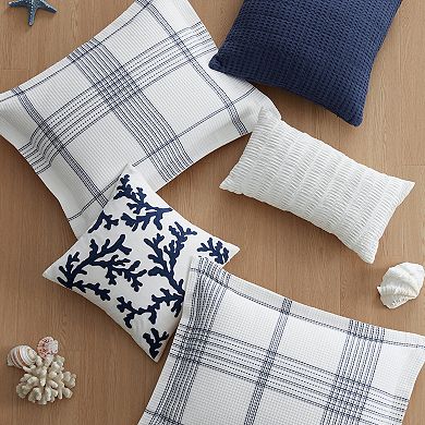 Levtex Home Windowpane Pleated Decorative Pillow