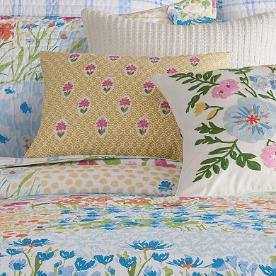 Levtex Home Floral Pattern Decorative Pillow