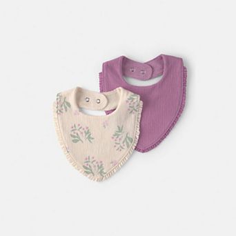 Baby Carter's 2-Pack Floral Bibs