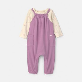 Baby Girl Carter's 2 pc Long Sleeve Overall & Top Set