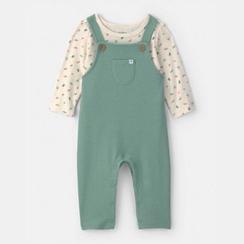 Baby Boy Carter's 2 pc Overall & Long Sleeve Top Set