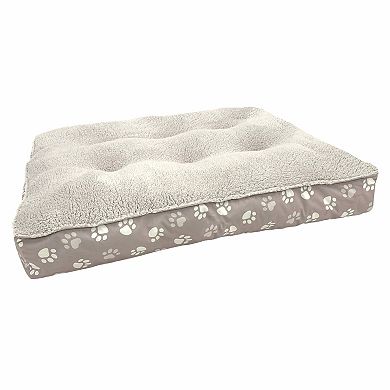 Kenwood Paw Print Tufted Pet Bed