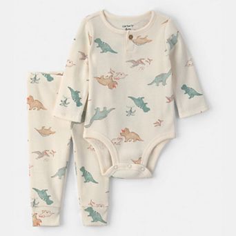 Baby Boy Carter's 2 pc Dinosaur Bodysuit & Pant Set