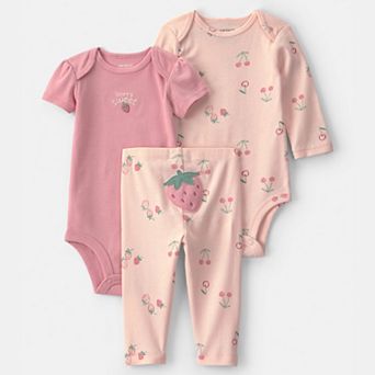 Baby Boy Carter's 3 pc Strawberry Bodysuit & Pant Set