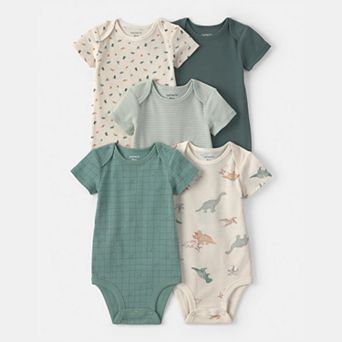 Baby Boy Carter's 5-Pack Dinosaur Bodysuits