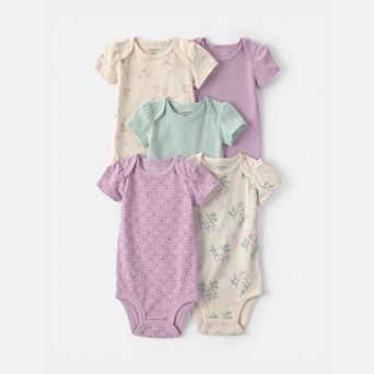 Baby Girl Carter's 5-Pack Floral Bodysuits