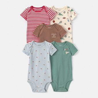 Baby Boy Carter's 5-Pack Football Multipack Bodysuits