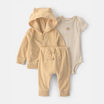 Baby Carter's 3 pc Lion Hoodie, Bodysuit & Pants Set