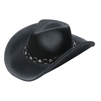 Peter Grimm Ultra Felt Drifter Hat with Chain Detail