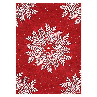 Christmas Snowflake Area Rug Washable Non Slip Entryway Mats for Bedroom Living Laundry Room Indoor
