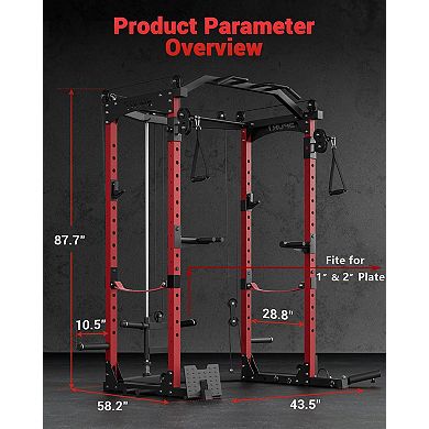 Multi functional strength stand and squat stand suitable for home gyms, used for strength training