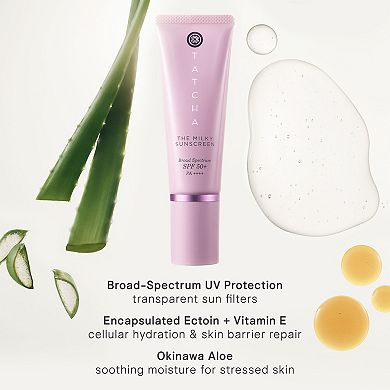 The Milky Sunscreen Broad Spectrum SPF 50+ with Encapsulated Ectoin + Vitamin E