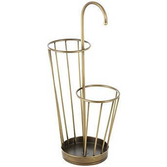 Stella & Eve Metal Decorative Umbrella Stand with Umbrella Shaped Handle