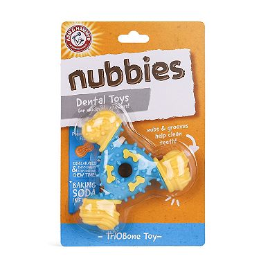 Arm & Hammer Nubbies TriOBone Dental Chew Toy for Dogs