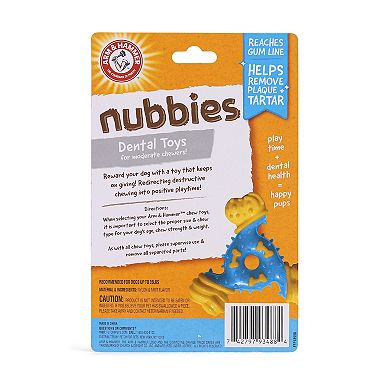 Arm & Hammer Nubbies TriOBone Dental Chew Toy for Dogs