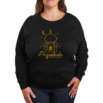 Plus Size Disney Princess Jasmine Agrabah French Terry Long Sleeve Tee