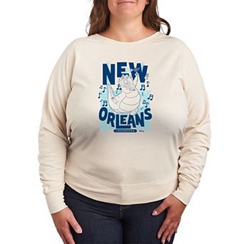 Plus Size Disney Princess Tiana New Orleans French Terry Long Sleeve Tee