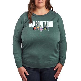 Plus Size Disney Villains Bad Reputation French Terry Long Sleeve Tee