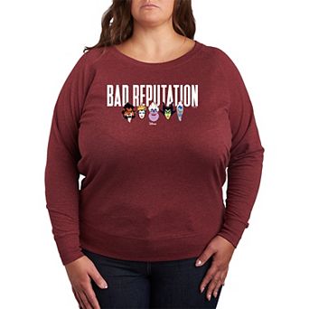 Plus Size Disney Villains Bad Reputation French Terry Long Sleeve Tee