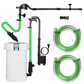Directdeals 3-Stage External Canister Filter for Aquarium Fish Tank with 600L/H Flow Rate 35.4in
